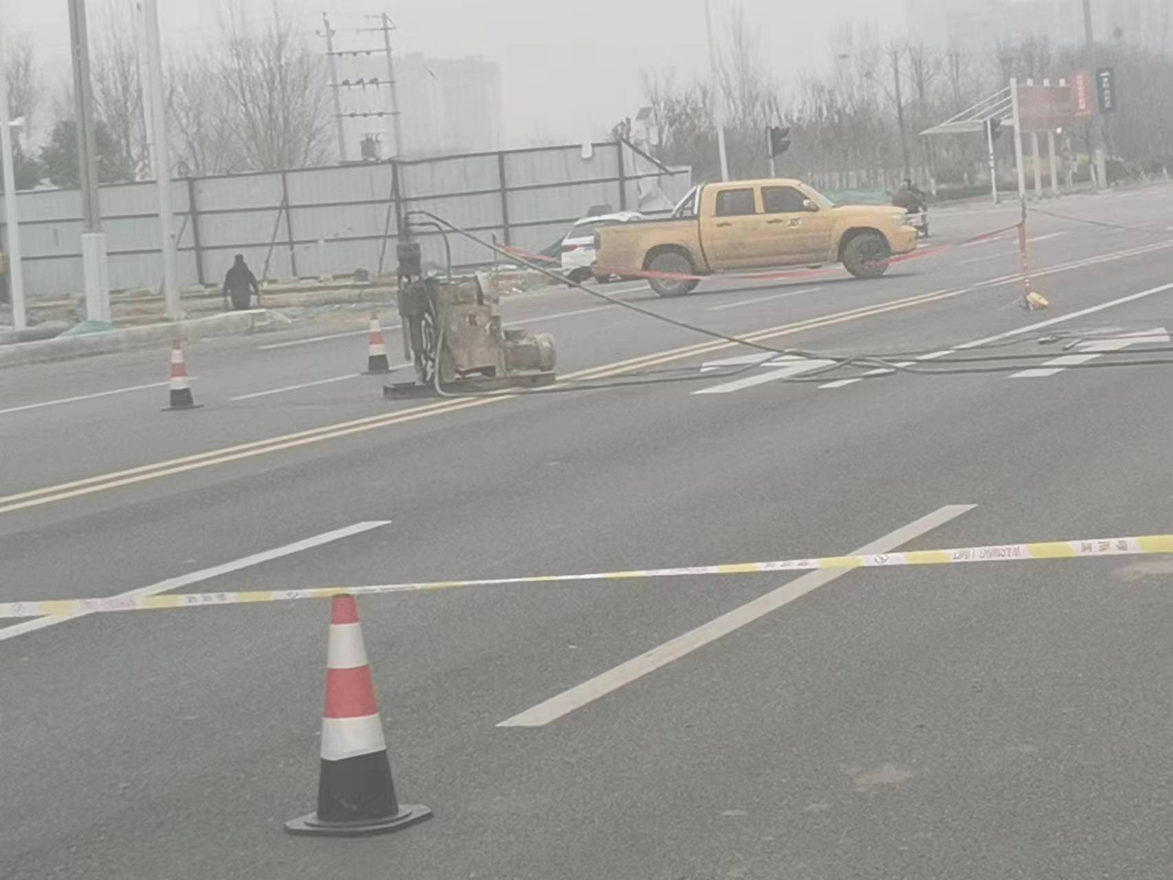 迭部公路路基沉陷注浆